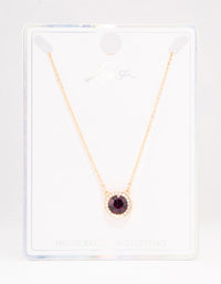 Gold Halo Bohemia  Czech Crystal Necklace - link has visual effect only