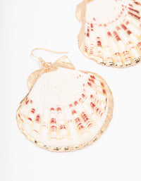 Statement Shell Drop Earrings - link has visual effect only