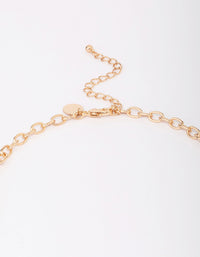 Gold Beaded Shell Cluster Necklace - link has visual effect only