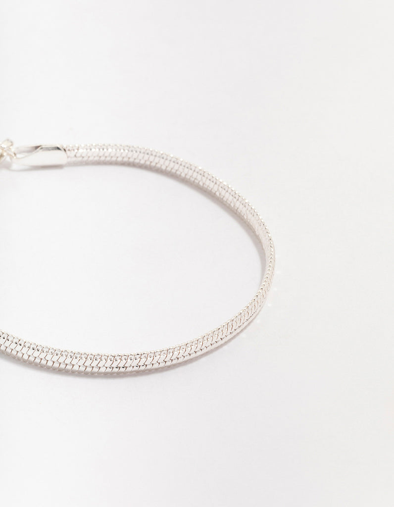 Silver Plated Snake Chain Bracelet