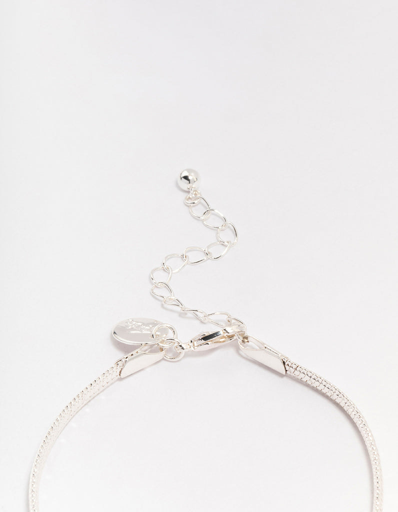 Silver Plated Snake Chain Bracelet