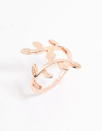 Rose Gold Plated Vine Wrapped Ring - link has visual effect only