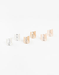 Mixed Metals Ear Cuffs 6-Pack - link has visual effect only