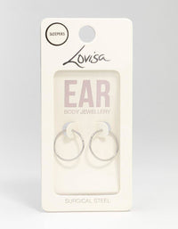 Surgical Steel Sleeper Earrings 16MM - link has visual effect only