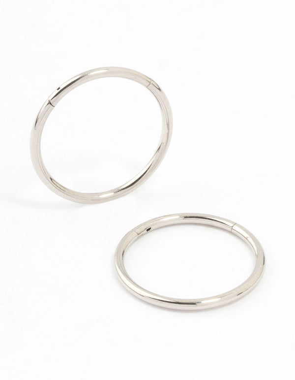 Surgical Steel Sleeper Earrings 12MM