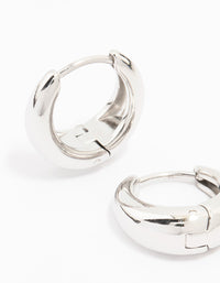 Stainless Steel Mini Drop Huggie Earrings - link has visual effect only