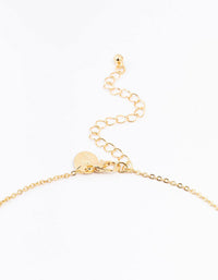 Gold Plated Pave Letter S Necklace - link has visual effect only