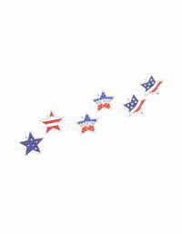 Gold Star Stud Earring 3-Pack - link has visual effect only