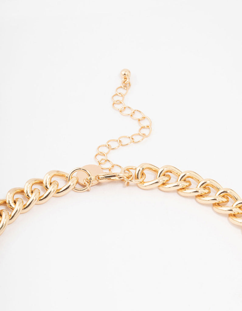 Gold Statement Chain Necklace