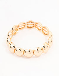 Gold Bauble Puff Stretch Bracelet - link has visual effect only