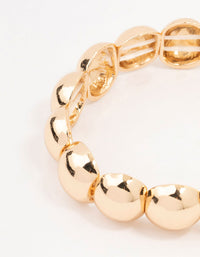 Gold Bauble Puff Stretch Bracelet - link has visual effect only