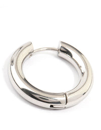 Stainless Steel Thick Clicker Hoop Earrings 22 MM - link has visual effect only