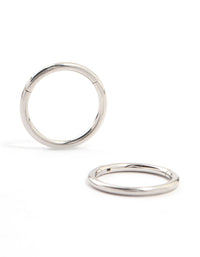 Stainless Steel Sleeper Earrings 10 MM - link has visual effect only