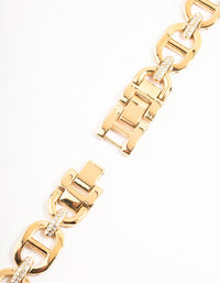 Gold Diamante Vintage Watch Strap 38/40/41 - link has visual effect only