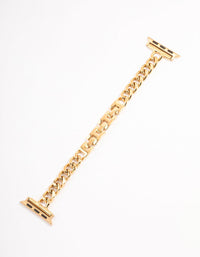 Gold Thin Chain Watch Strap 38/40/41 - link has visual effect only