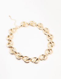 Gold Chain Gold Necklace - link has visual effect only