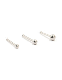 Titanium Graduating Nose Rings & Studs 6-Pack - link has visual effect only