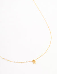 Gold Plated Sterling Silver Initial S Necklace - link has visual effect only