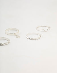 Silver Swirl Mixed Stacking Rings 8-Pack - link has visual effect only