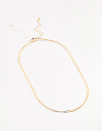 Mixed Metals  Double Chain Necklace - link has visual effect only