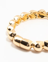 Gold Teardrop Bracelet - link has visual effect only