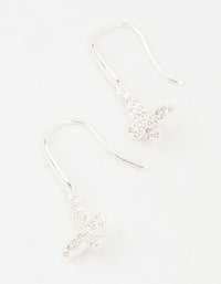 Sterling Silver Cubic Zirconia Butterfly Hook Earrings - link has visual effect only