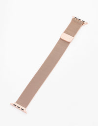 Rose Gold Mesh Watch Strap 38/40/41 - link has visual effect only