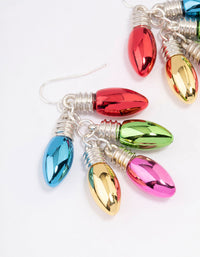 Multicoloured Festive Lights Drop Earrings - link has visual effect only