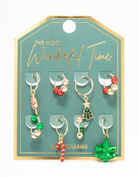 Gold Mixed Festive Hair Charms 8-Pack - link has visual effect only