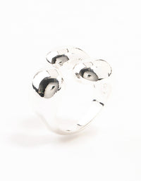 Silver Plated Bubbly Wrapped Ring - link has visual effect only