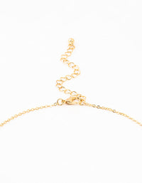 Gold Plated Clear Diamante Butterfly Necklace - link has visual effect only