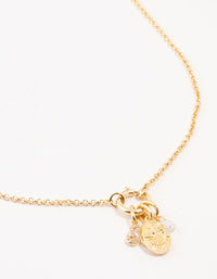 Gold Plated Leo Charm Necklace - link has visual effect only