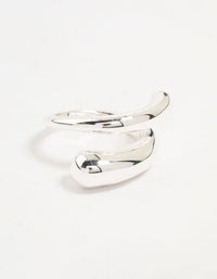 Silver Plated Slim Wrapped Ring - link has visual effect only