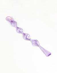 Kids Purple Butterfly Faux Hair Tie - link has visual effect only