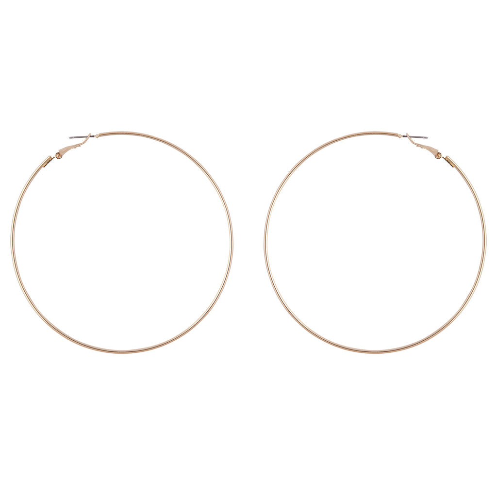 Gold Super Hoop Earrings