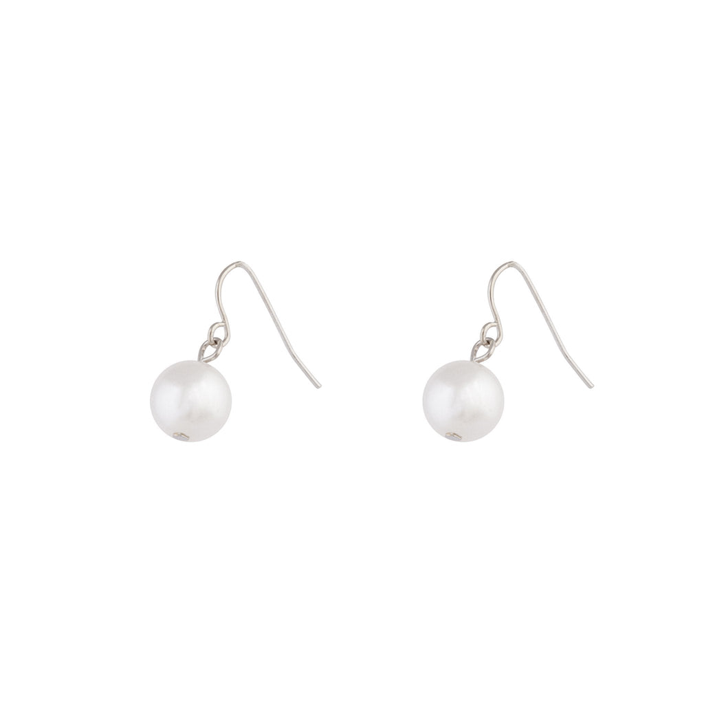Classic Pearl Ball Drop Earrings