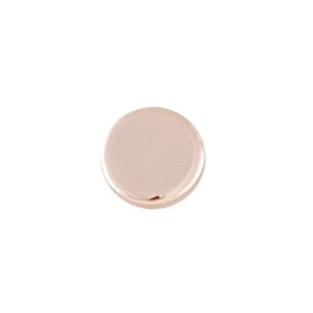 Rose Gold Disc Stud