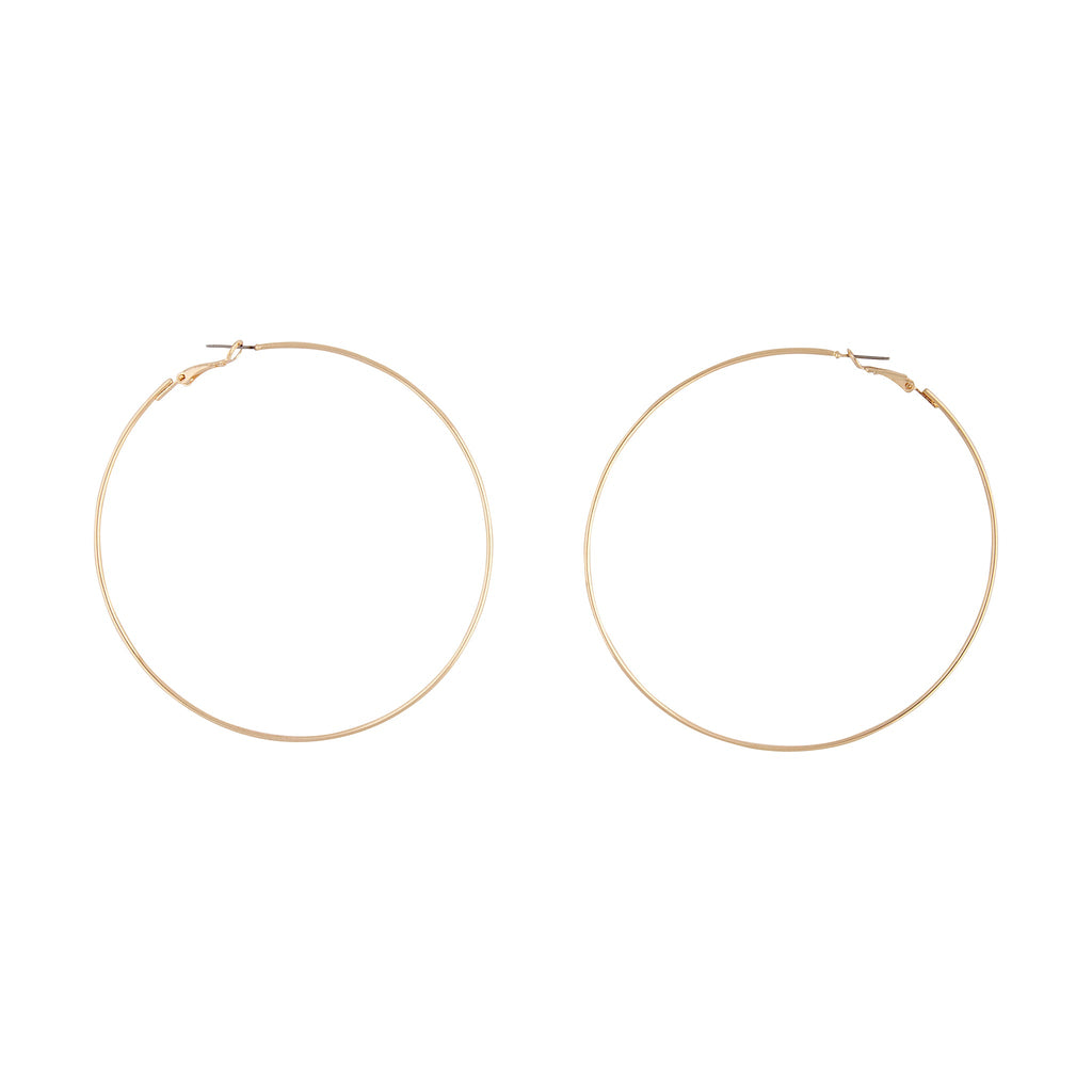 Gold Super Hoop Earrings