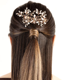 Diamante & Pearl Butterfly Comb - link has visual effect only