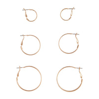 Gold Flat Sleeper Hoop Pack - link has visual effect only