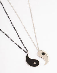 Yin & Yang Best Friend Necklace - link has visual effect only