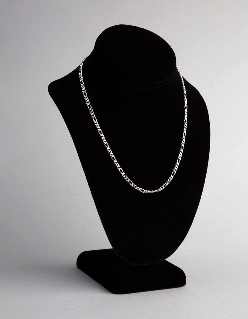 Sterling Silver Figaro Chain Necklace