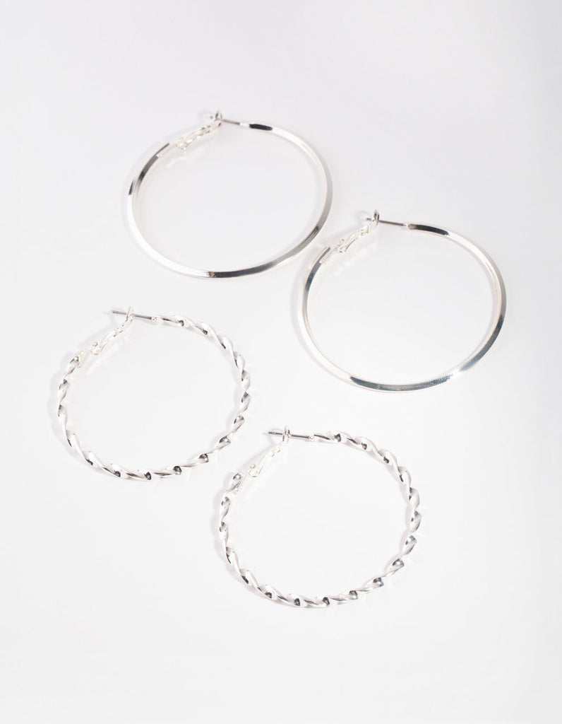 Silver Ultimate Pack Hoop Earring