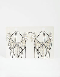 Crystal Back Drape Shoe Clip - link has visual effect only