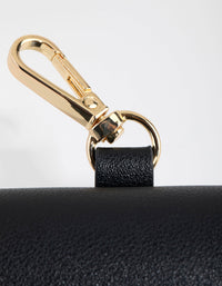 Wide Black PU Leather Earpod Case - link has visual effect only