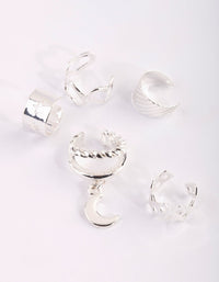 Silver Heart & Moon Ear Cuff - link has visual effect only