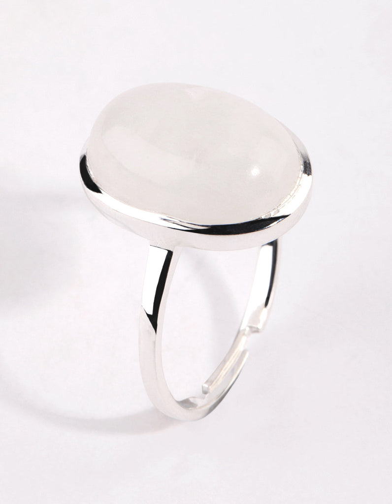 Sterling Silver Semi Precious Ring