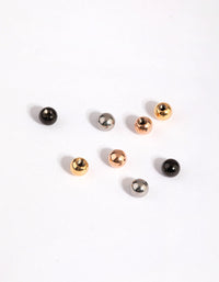 Mixed Surgical Steel Barbell Ball Replacements - link has visual effect only
