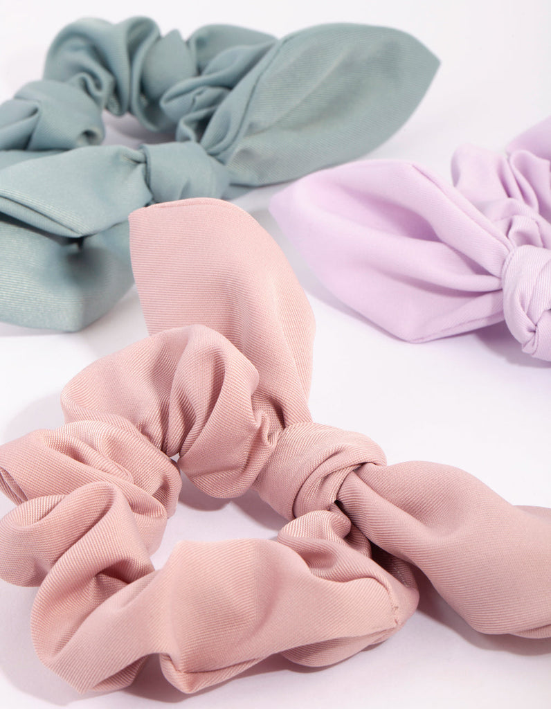 Mixed Bunny Ear Scrunchie Pack