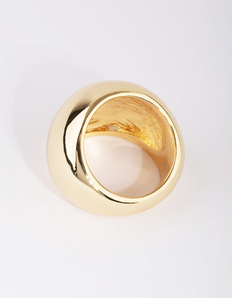 Gold Plated Statement Ring